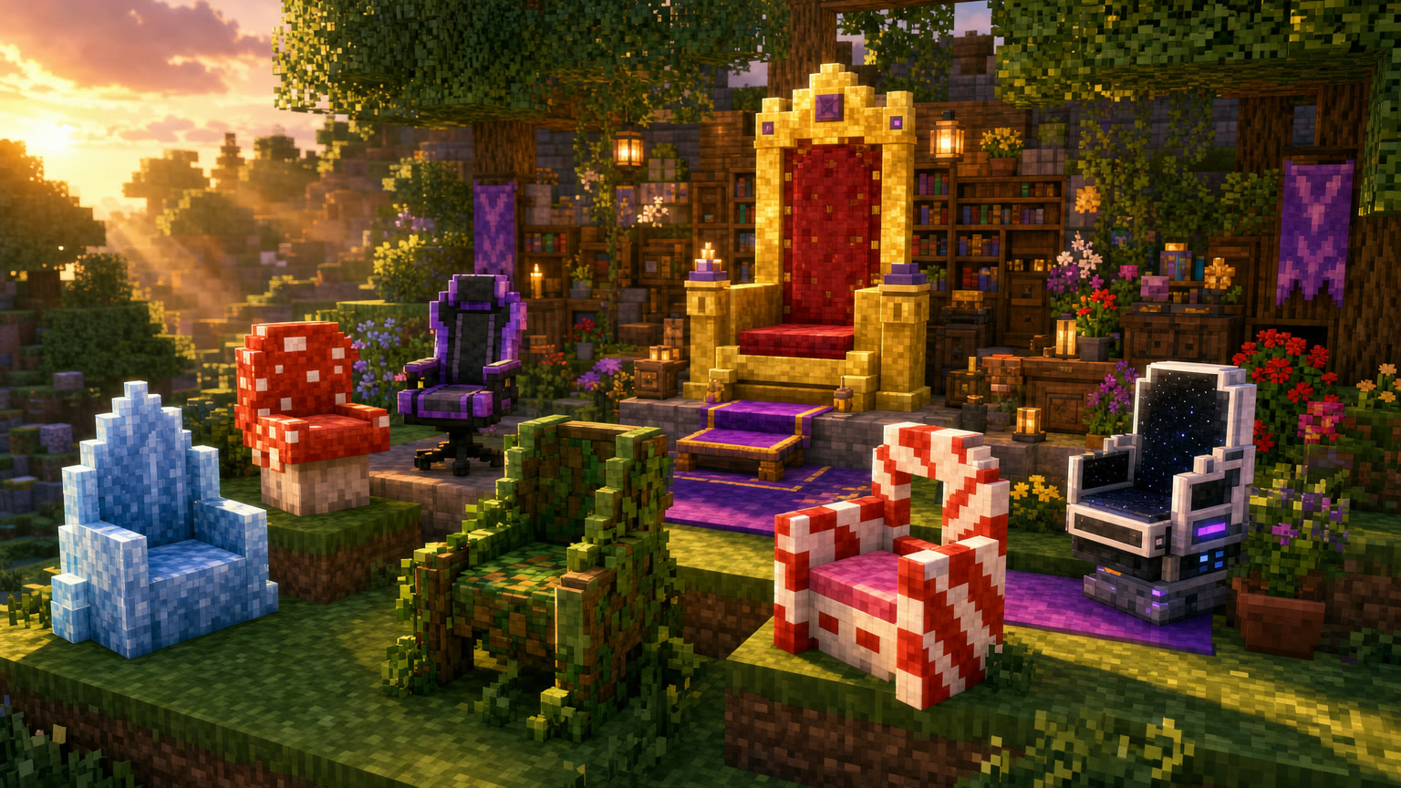 AI concept art for Ultimate Chairs Pack